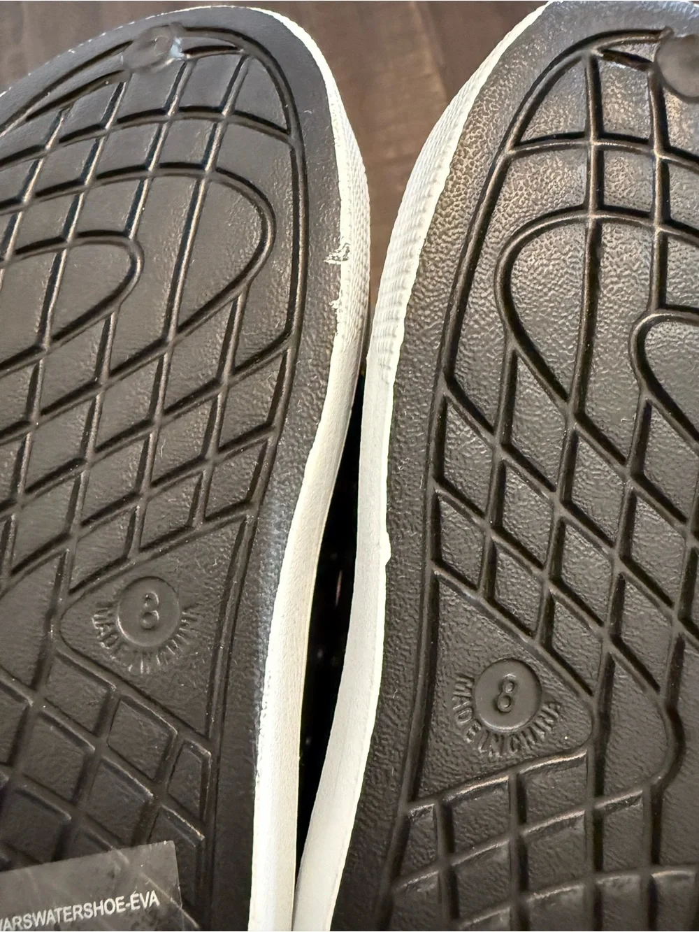 Harper Canyon Kids Black Star Wars water Slip-On Shoes